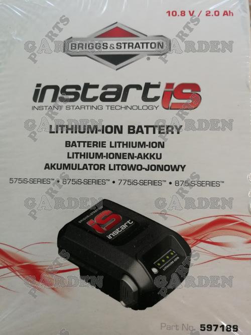 BRIGGS & STRATTON INSTART AKUMULIATORIUS 593560 (be kitos nuolaidos galimybės) 
